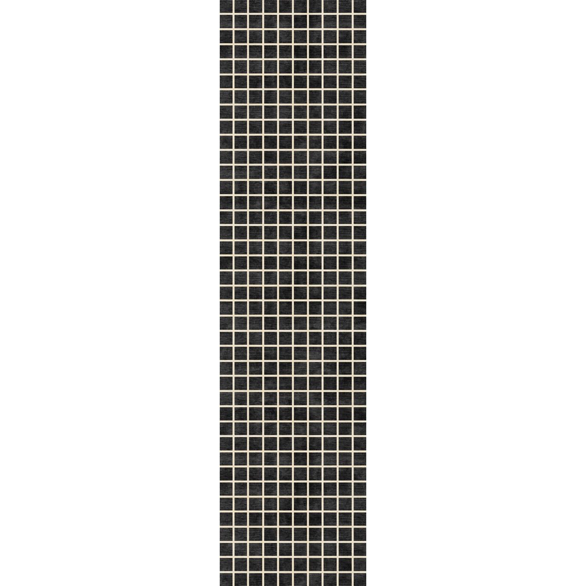Tapis Caper Noir & Naturel à Carreaux | Design Moderne - Les Trouvailles de JustinerugsartiplantoMachine Washable2.5’x10’