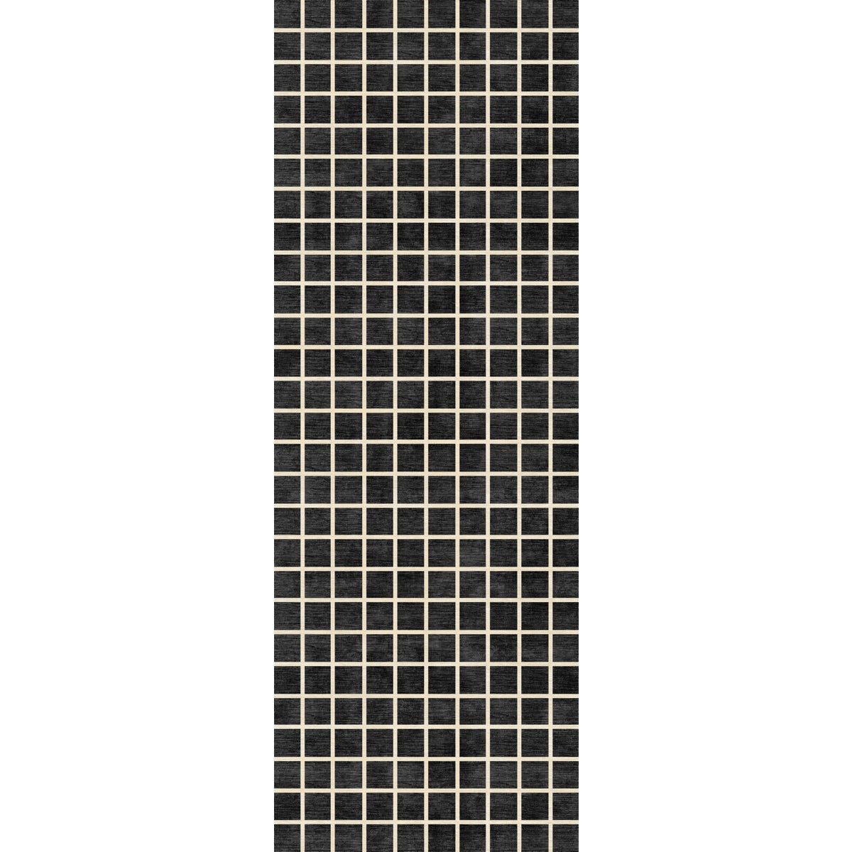 Tapis Caper Noir & Naturel à Carreaux | Design Moderne - Les Trouvailles de JustinerugsartiplantoMachine Washable2.5'x7'