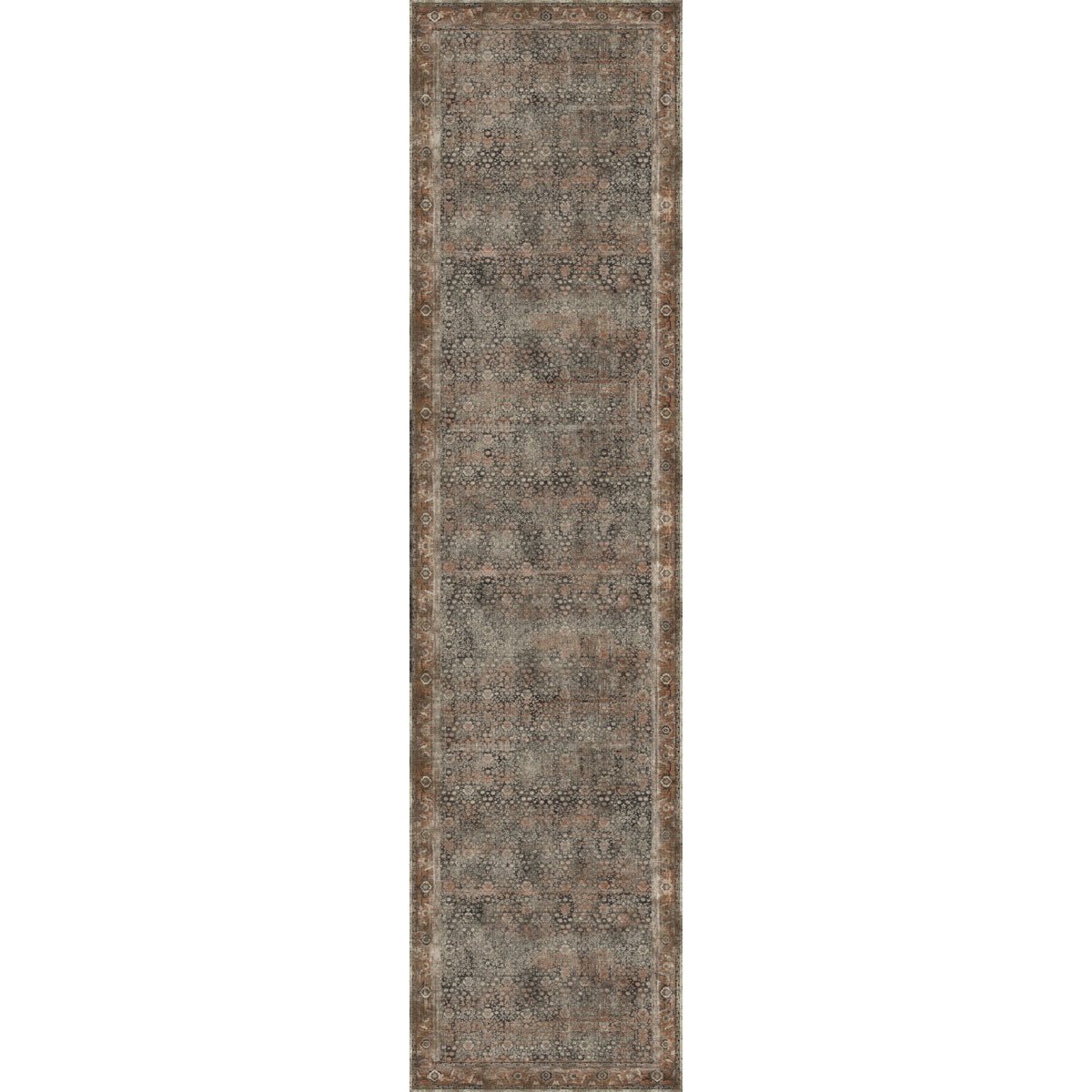Tapis Castanha – Couleur Marron - Les Trouvailles de JustinerugsartiplantoMachine Washable2.5’x10’