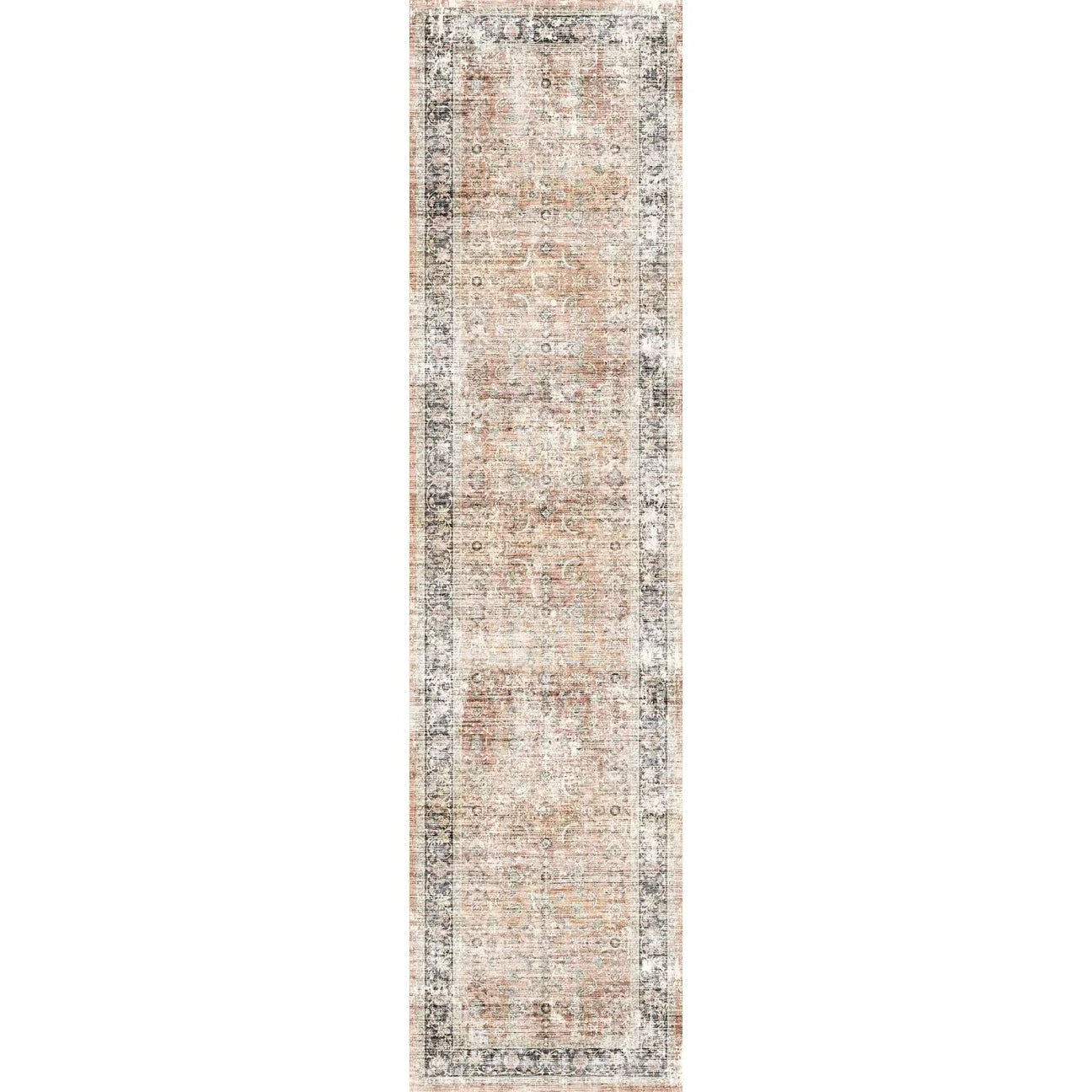 Tapis Makayla – Terracotta Épicé Multi - Les Trouvailles de JustinerugsartiplantoMachine Washable2.5’x10’
