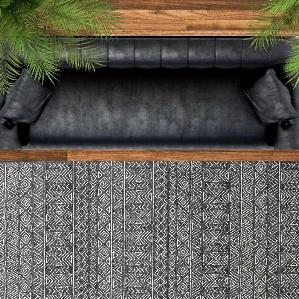 Tapis Mara en Laine Tissée à la Main | 183 x 274 cm - Les Trouvailles de JustineRugartiplanto