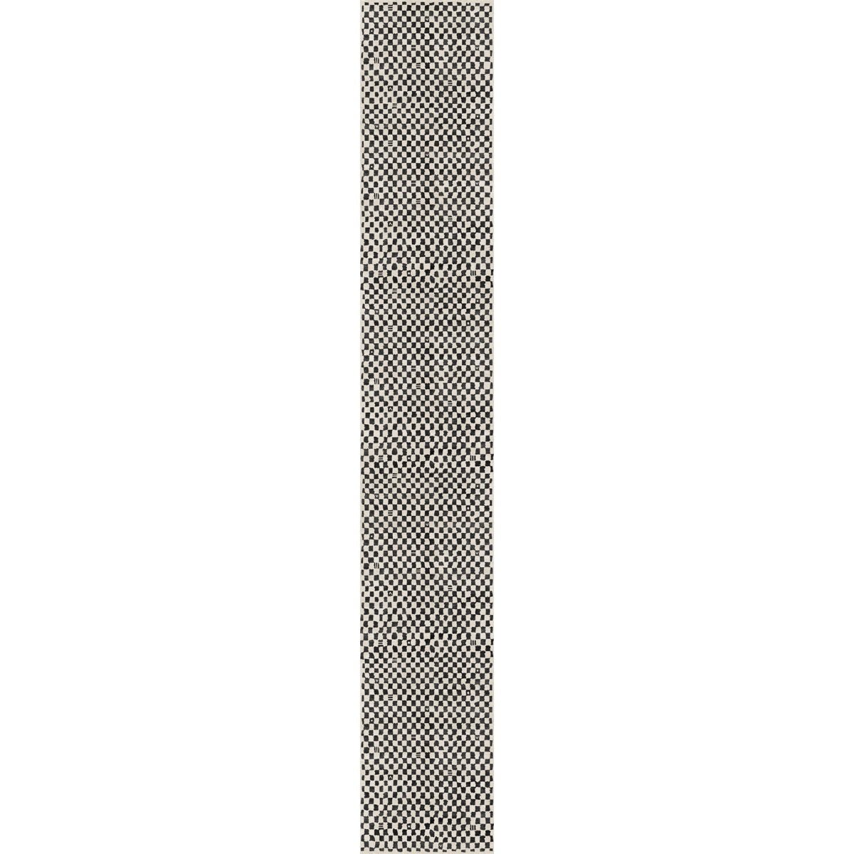 Tapis Metro – Carreaux Noir & Blanc - Les Trouvailles de JustinerugsartiplantoMachine Washable2.5’x16’
