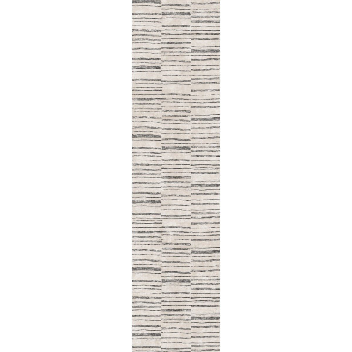 Tapis Sahara Ivoire & Gris | Motif Marocain - Les Trouvailles de JustinerugsartiplantoMachine Washable2.5’x10’