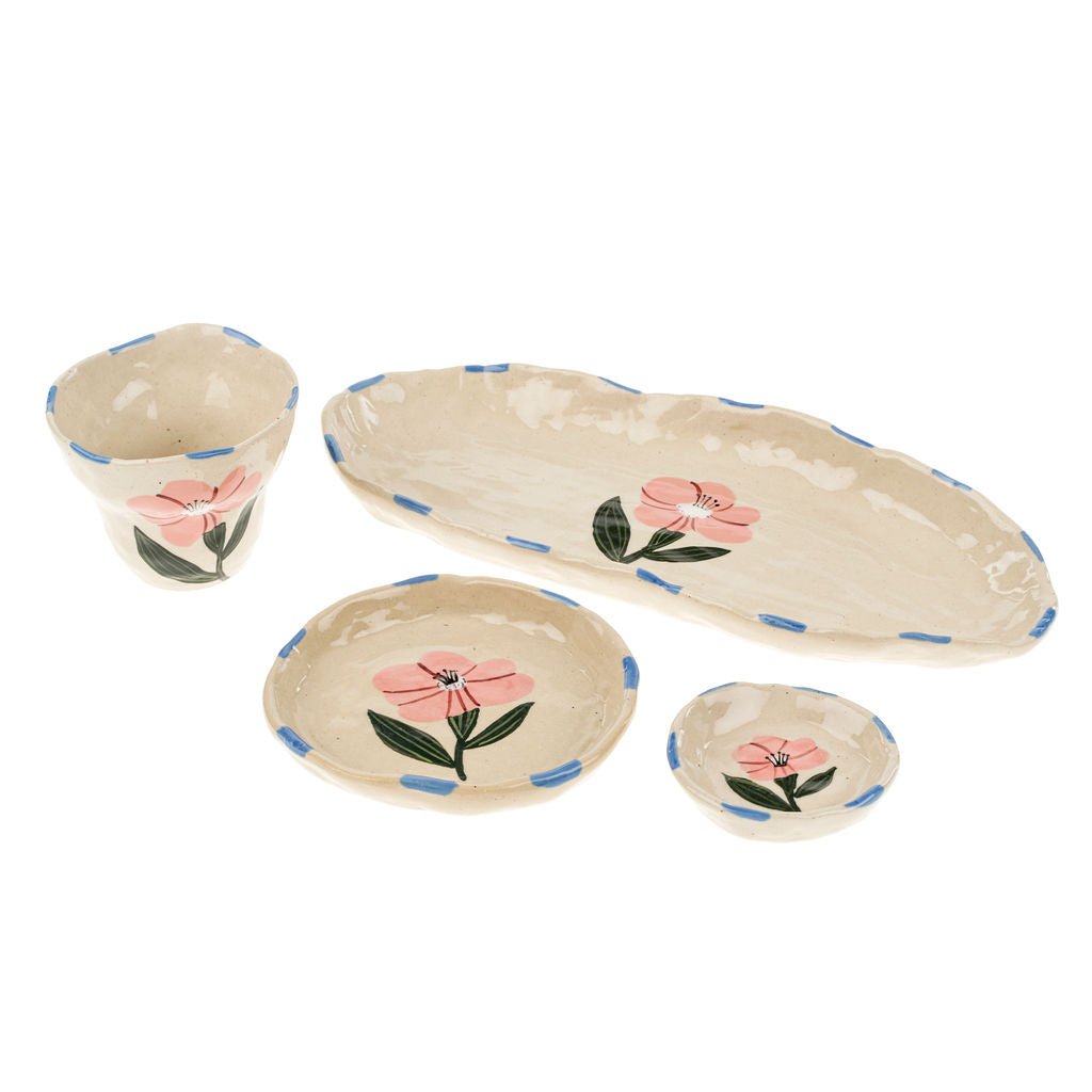 Tasse Flora | Façonnée à la main | Rose |Indaba - Les Trouvailles de JustineIndaba Home
