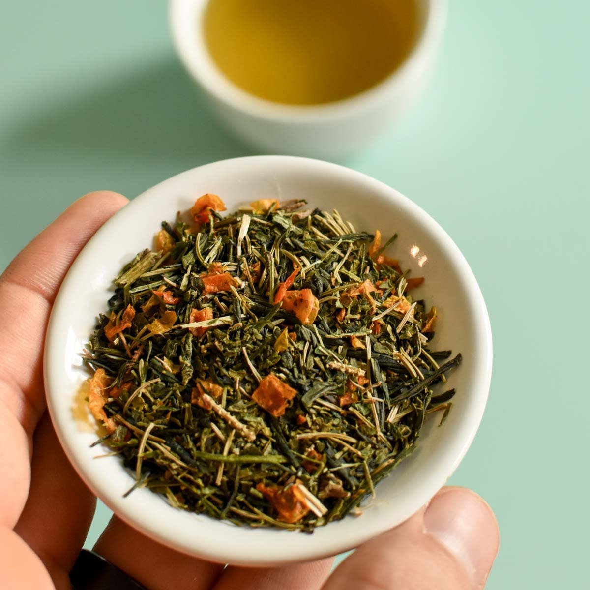 Thé en vrac – Thé vert Sencha, Ortie & Épinette noire – Floèm - Les Trouvailles de JustineTea & InfusionsFloèmSac 45g / Vrac