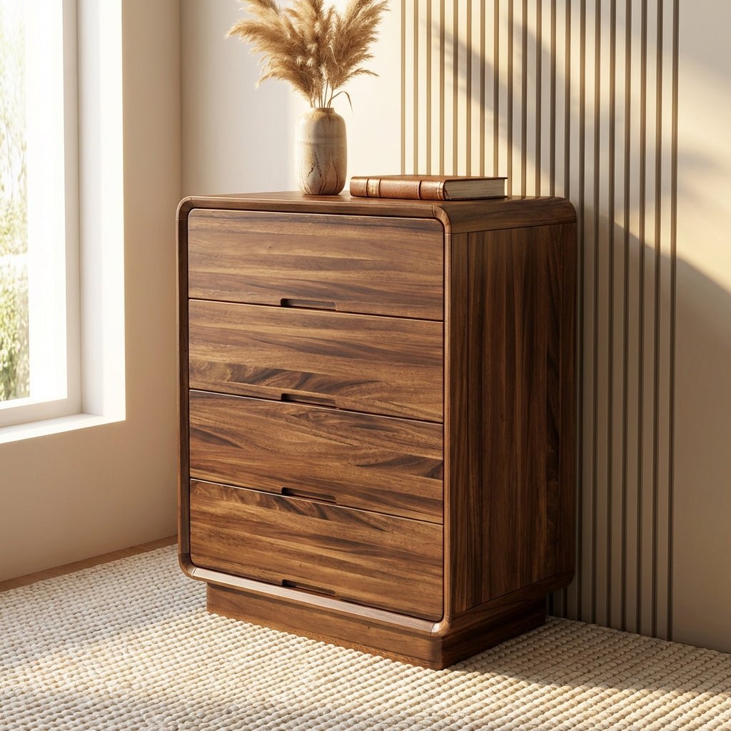 Commode Lisbon en noyer noir | Rangement élégant | Design contemporain