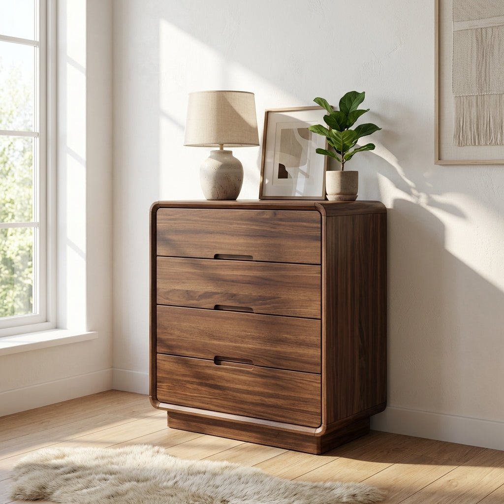 Commode Lisbon en noyer noir | Rangement élégant | Design contemporain