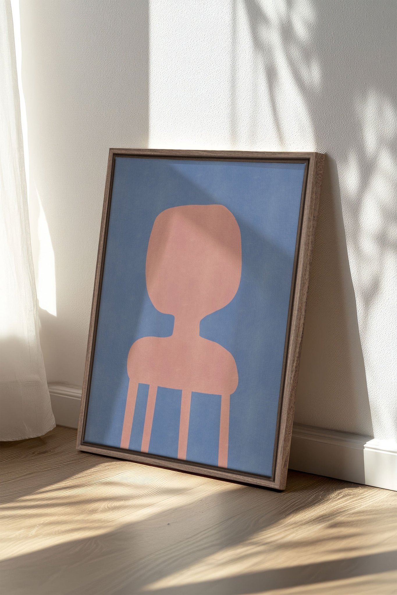 THE PINK CHAIR, Oeuvre sur toile étirée - Les Trouvailles de JustinecanvasOleka Canvas12x16Bois Oak