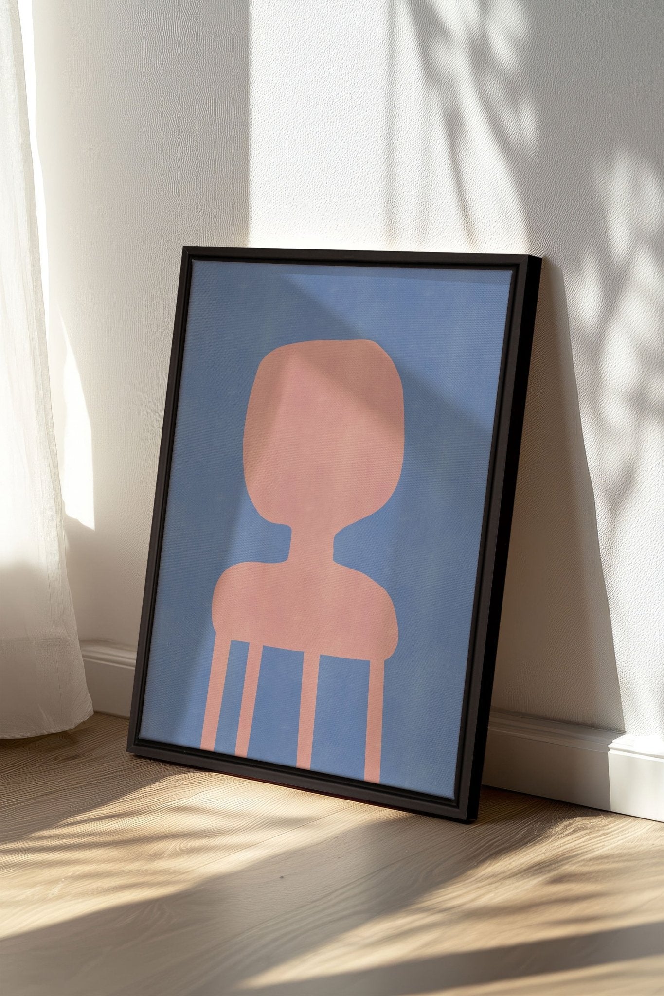 THE PINK CHAIR, Oeuvre sur toile étirée - Les Trouvailles de JustinecanvasOleka Canvas12x16Noir