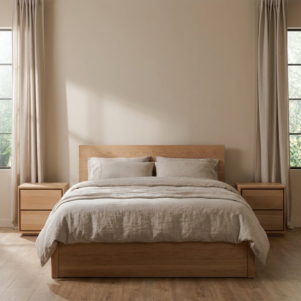 Timberton Storage Bed | Solid wood | Integrated drawers
