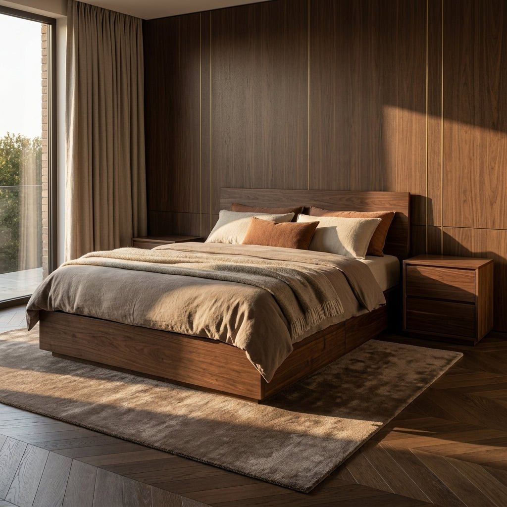 Timberton Storage Bed | Solid wood | Integrated drawers