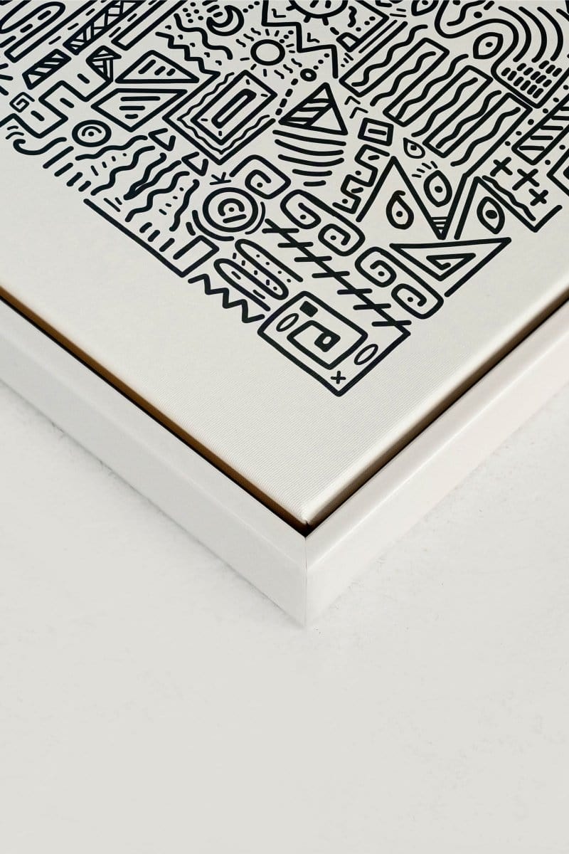 Toile - Aztèque||Canvas - Aztèque, toile imprimée - Les Trouvailles de JustinecanvasOleka Canvas12X9Blanc