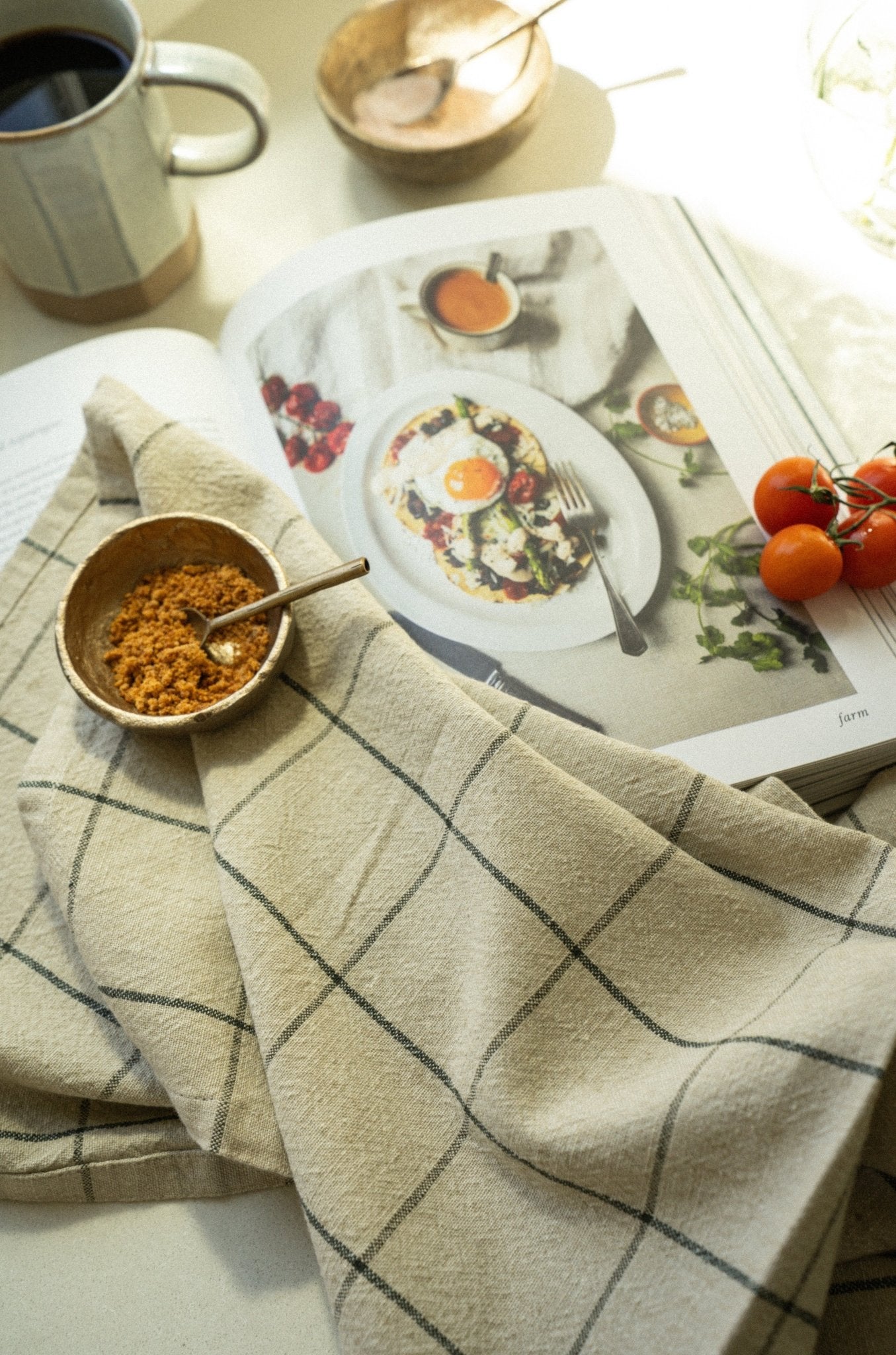 Torchons de cuisine Harrison Stripe, Lot de 2 | Mélange coton - lin | Indaba - Les Trouvailles de JustineIndaba Home