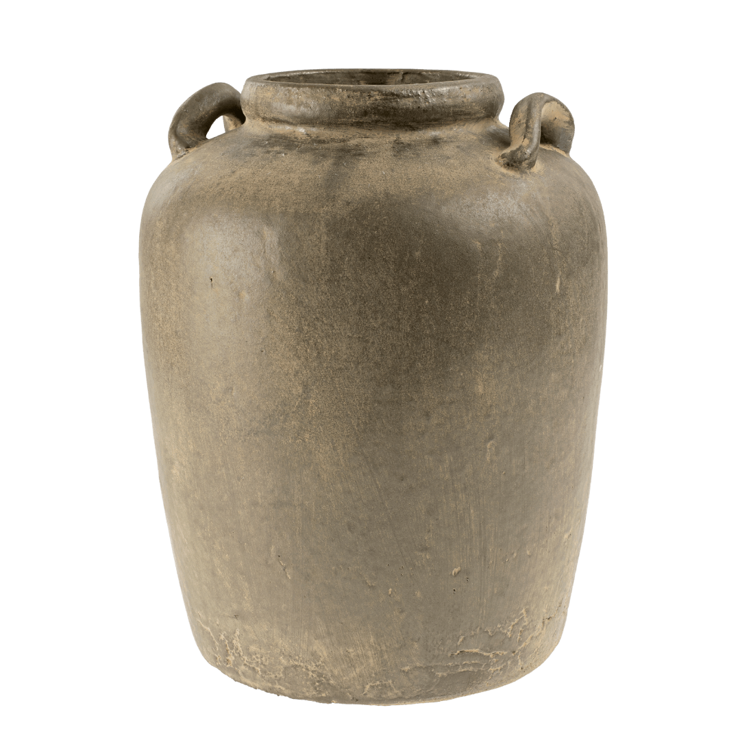 Vase Urne Relic | Grand Format | Charme Vintage & Finition Émaillée Réactive - Les Trouvailles de JustineIndaba Home