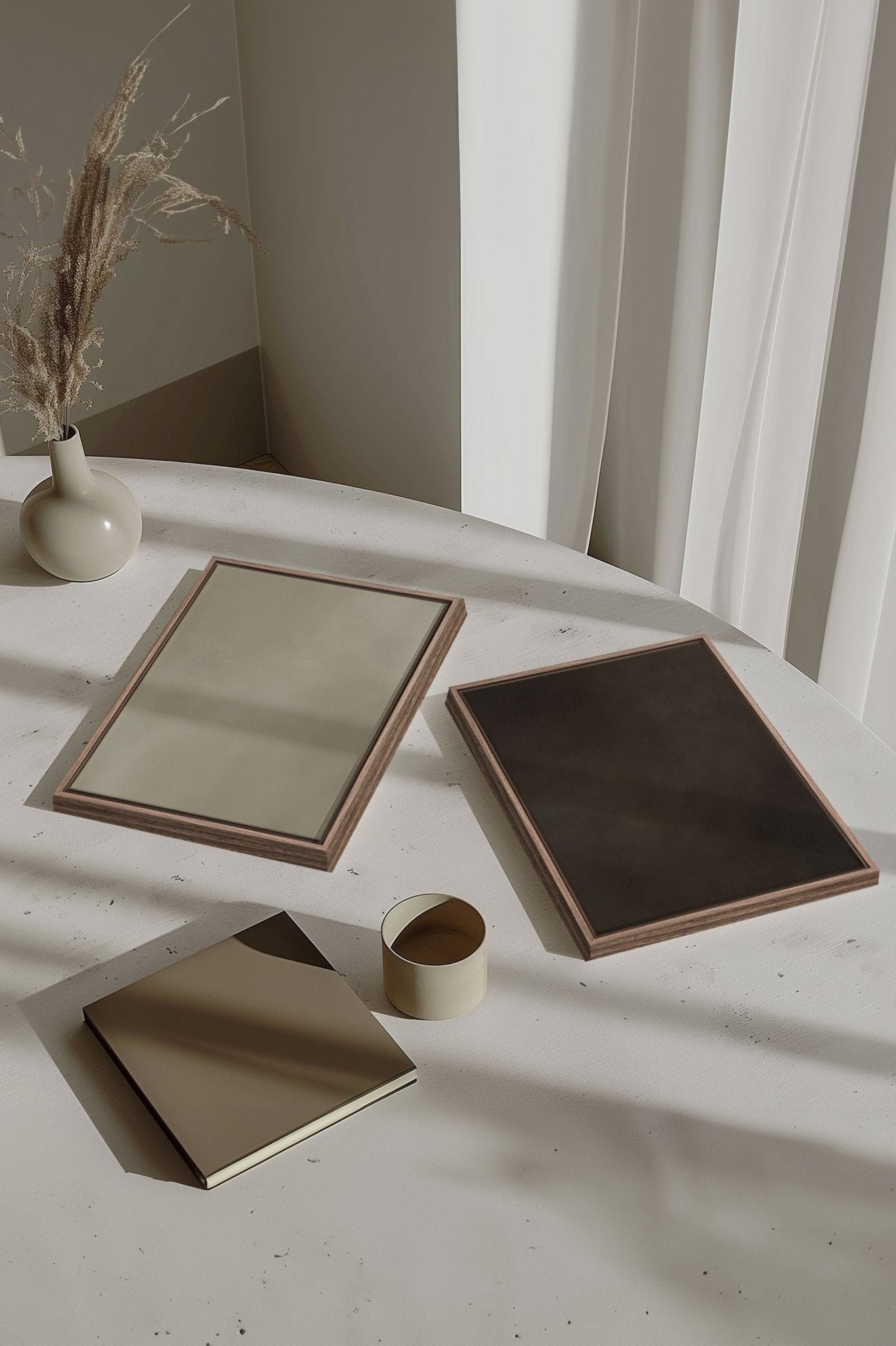 VELVET GLOW DUO (2 Oeuvres sur toile étirée) - Les Trouvailles de JustineDuo & TrioOleka Canvas2 toiles 9x12Bois Oak