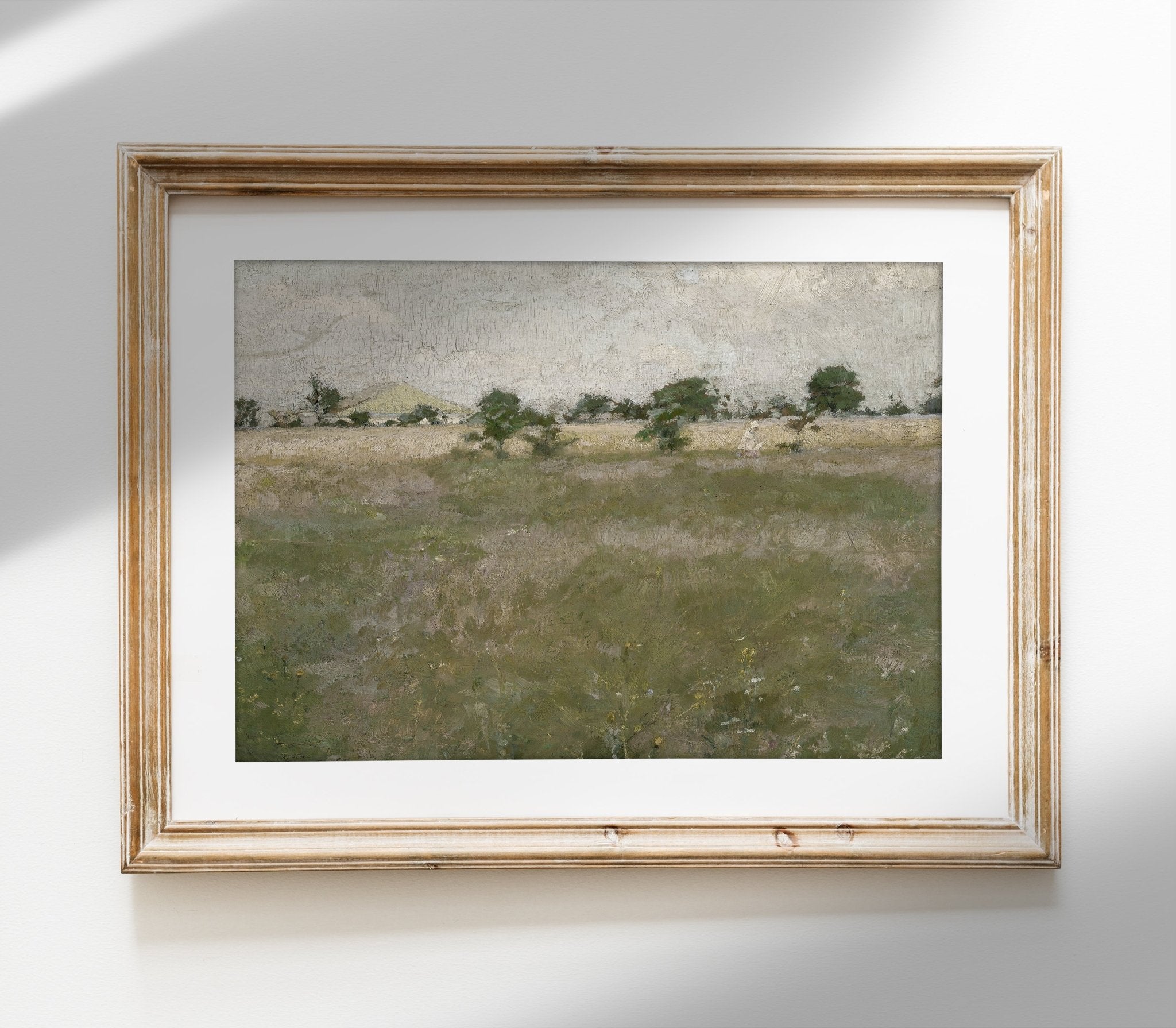 Vintage Landscape Painting – Impression Vintage Fine Art sur Papier Coton | L245 - Les Trouvailles de JustineHome DecorHyggely5"x7"