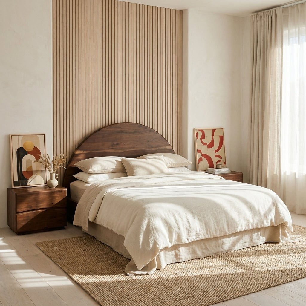 Wexford Bedroom Set | Solid Acacia | Walnut Finish