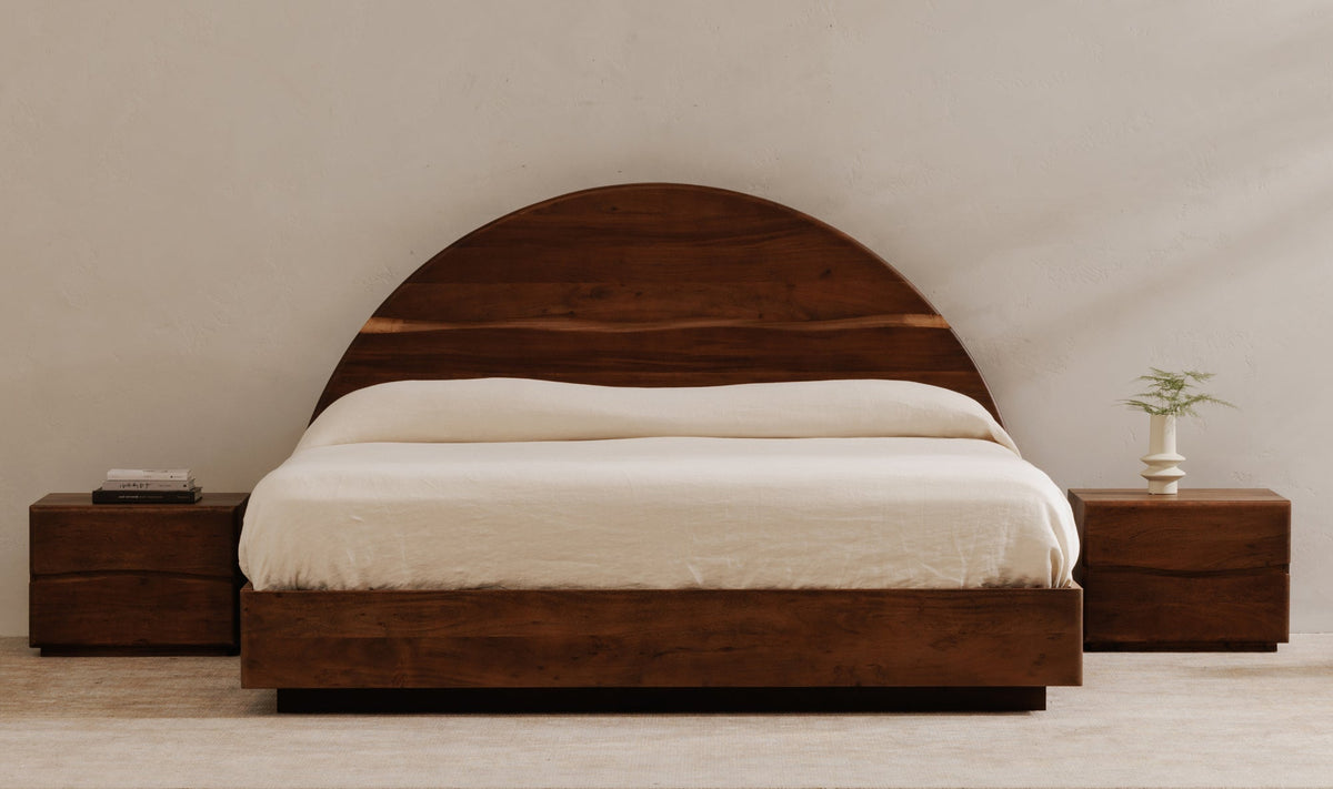 Wexford Bedroom Set | Solid Acacia | Walnut Finish