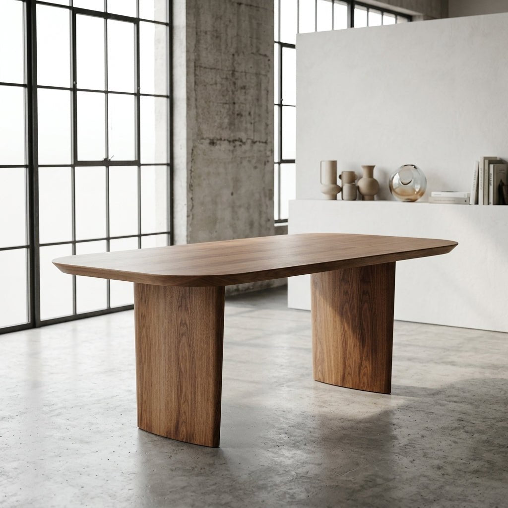 Ensemble de salle à manger Wilder | Fini noyer | Table et 4 ou 6 chaises Sienna
