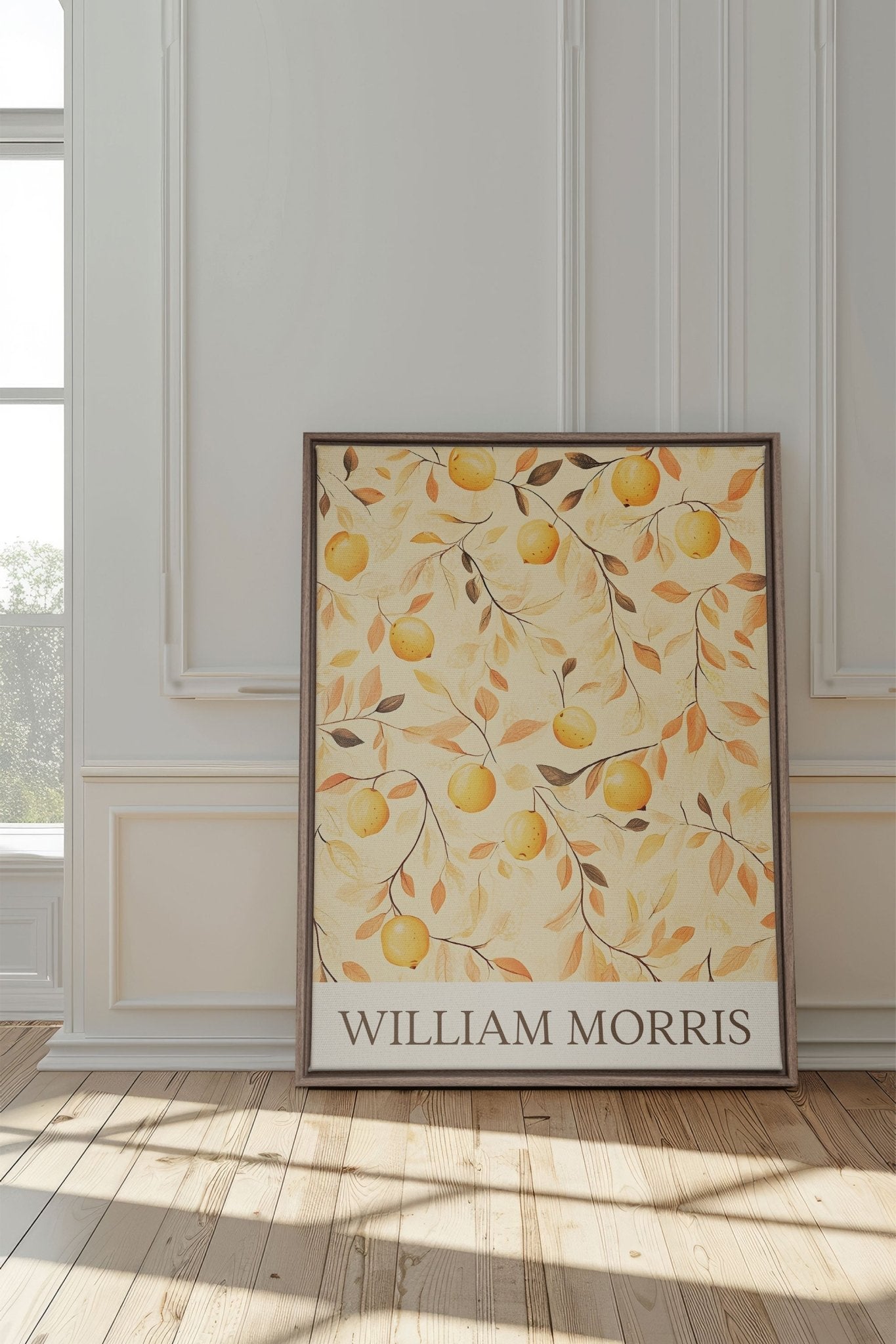 WILLIAM MORRIS II, Oeuvre sur toile étirée - Les Trouvailles de JustinecanvasOleka Canvas12x16Bois Oak